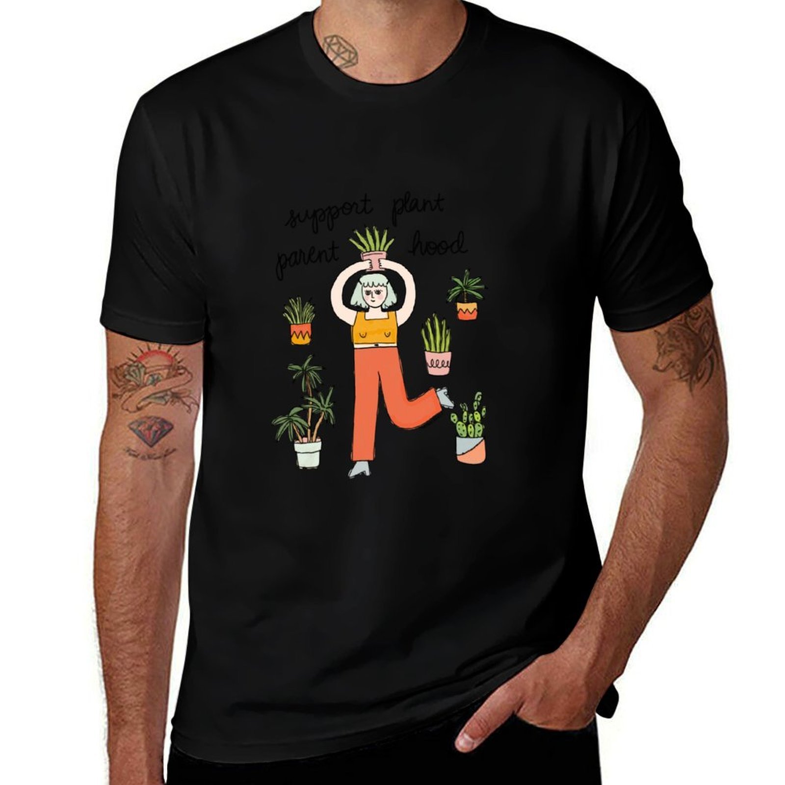 Plant Parenthood - Support Plant Parenthood - T-shirt Peach