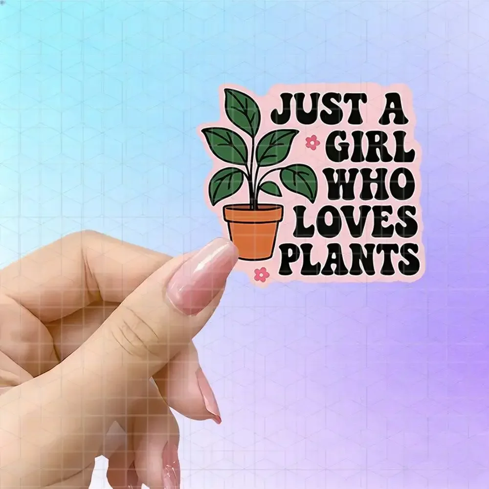 Plant Parent Sticker - Juste une fille qui adore les