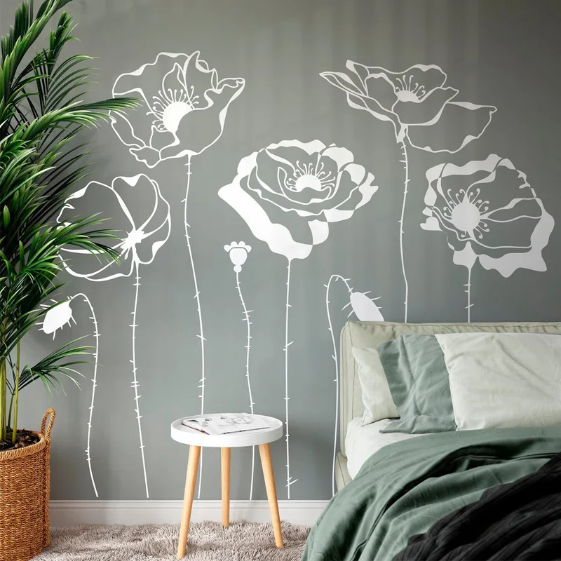 Monstera Thai Constellation - Poppile-Autocollant Mural en Vinyle pour Décoration