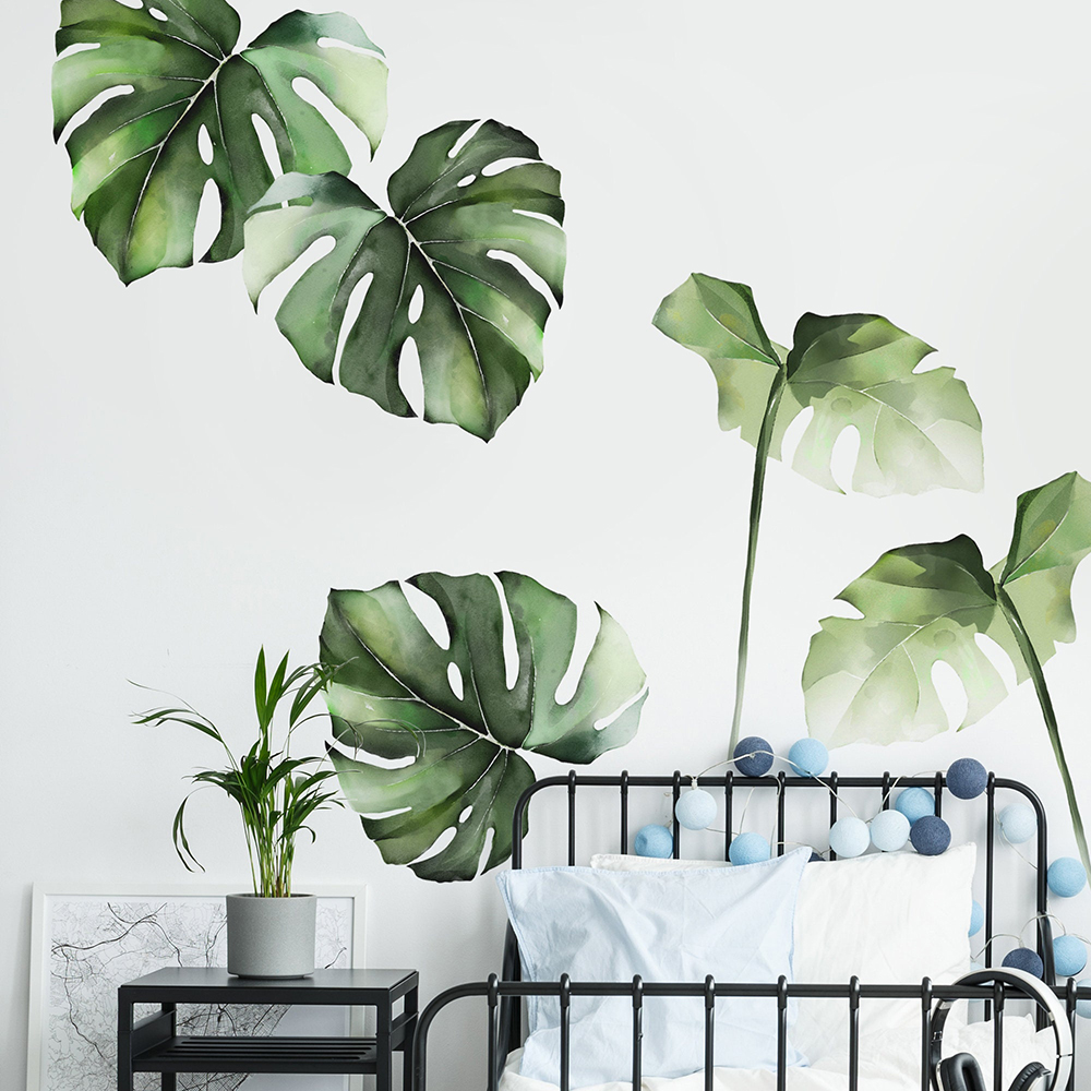 Autocollants muraux aquarelle  - Monstera Thai Constellation avis et prix
