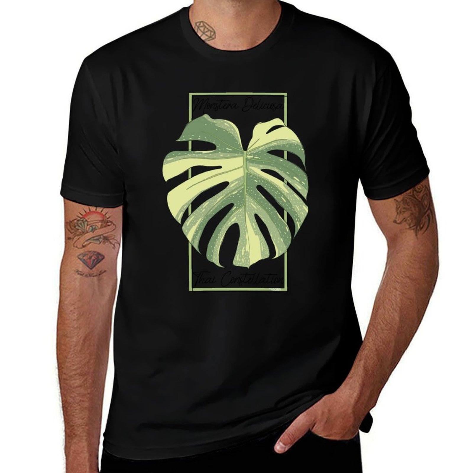 T-shirt en coton pour homme, m - Monstera Thai Constellation avis et prix