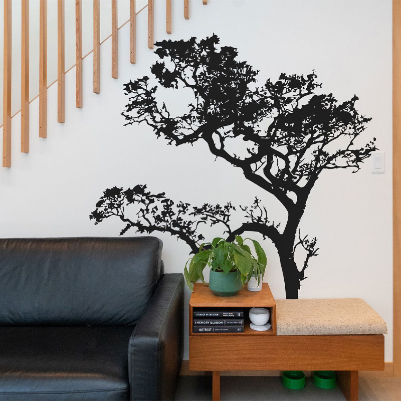 Grand autocollant mural en for - Monstera Thai Constellation avis et prix