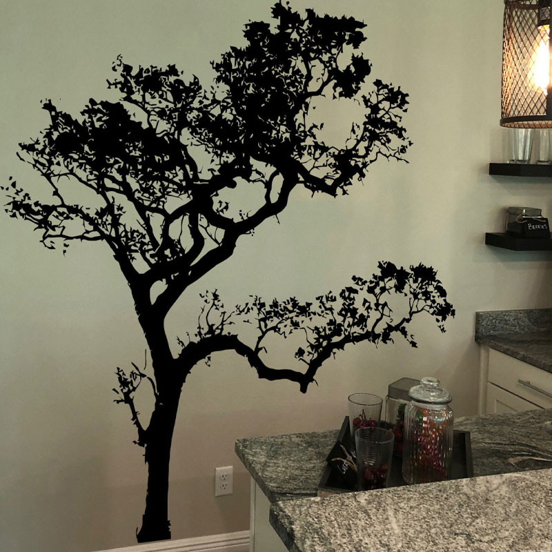 Grand autocollant mural en for - Monstera Thai Constellation avis et prix