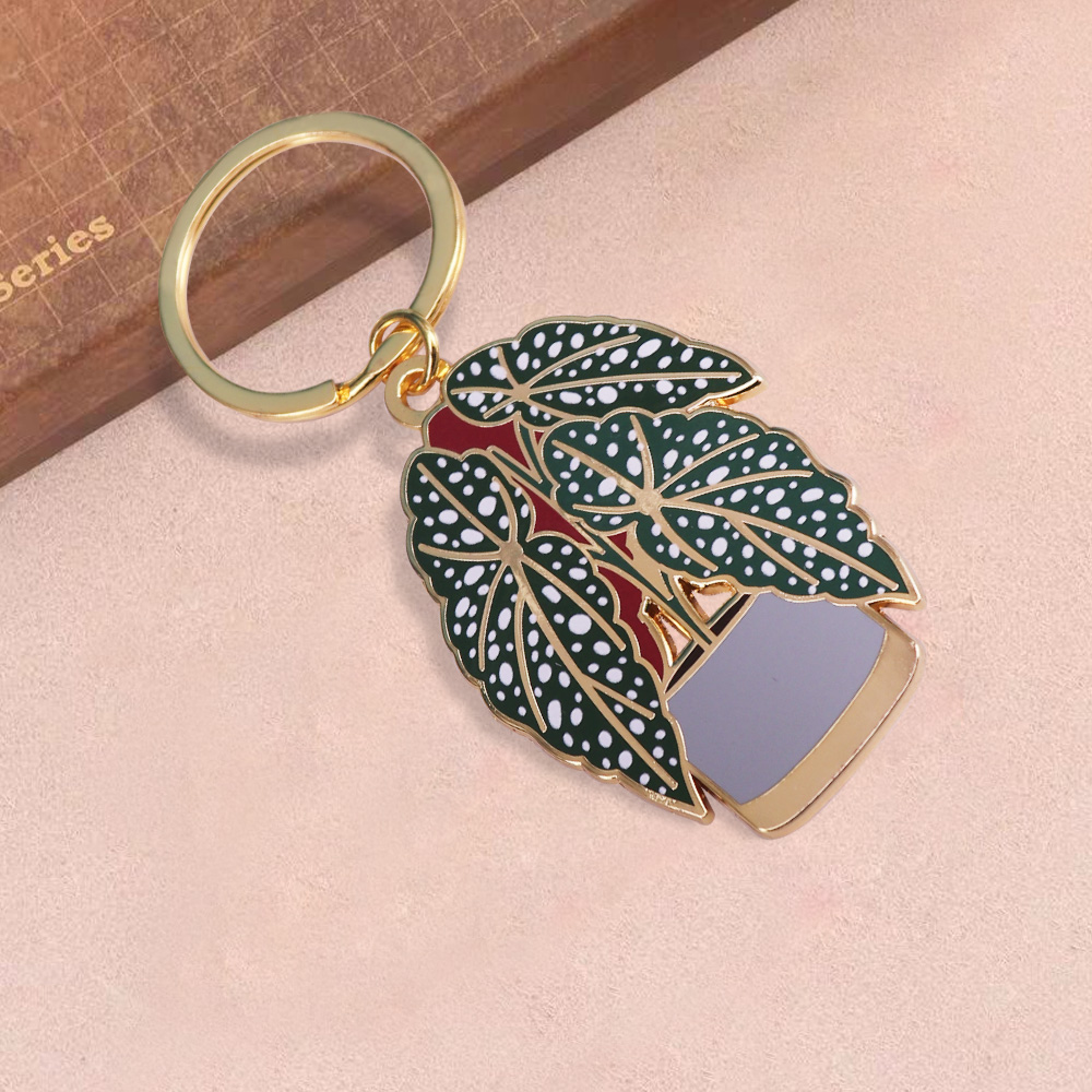 Porte-clés plante bégonia mign - Monstera Thai Constellation avis et prix