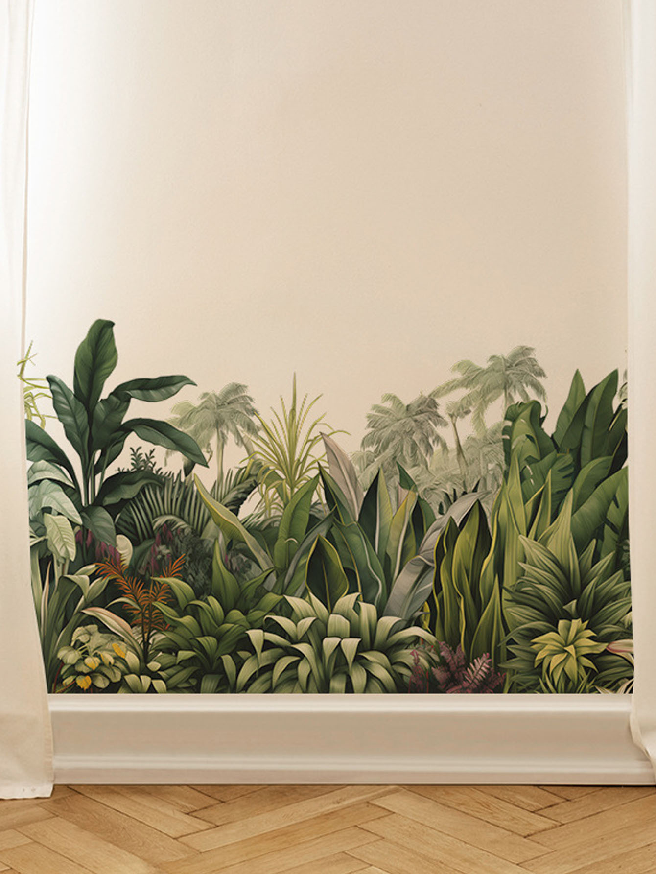 Autocollants muraux plantes ve - Monstera Thai Constellation avis et prix