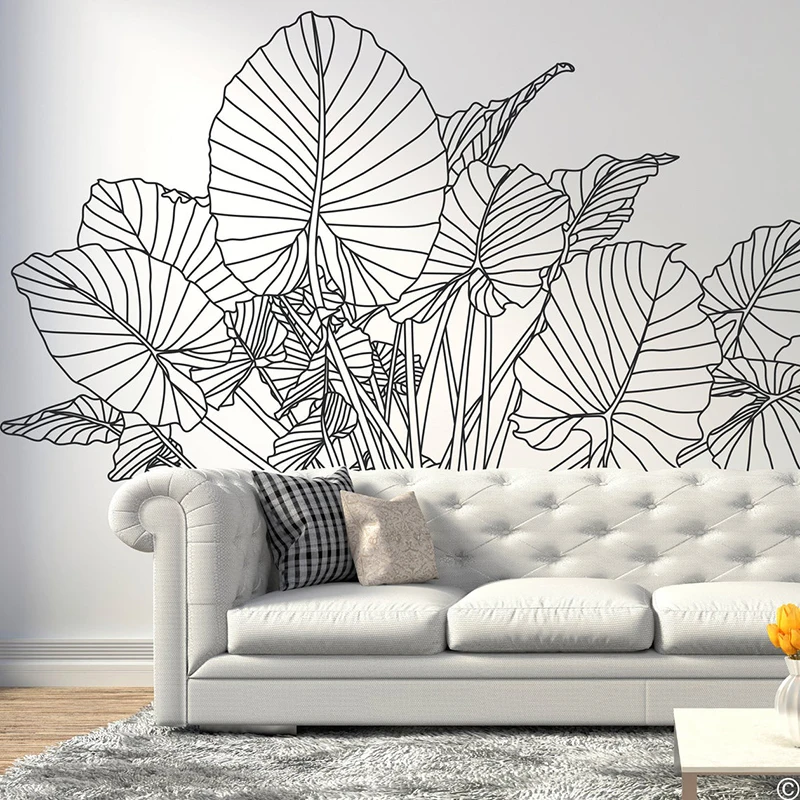 Autocollant mural en vinyle av - Monstera Thai Constellation avis et prix