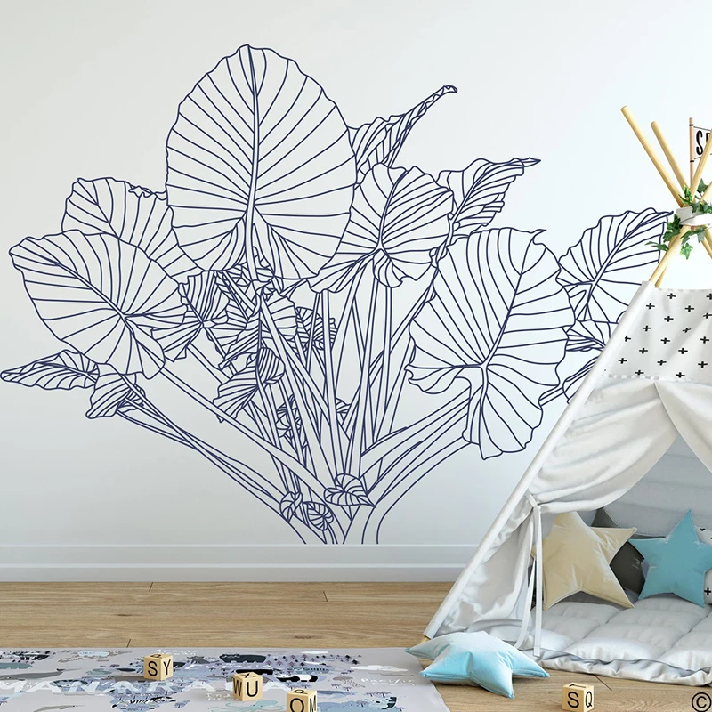 Autocollant mural en vinyle av - Monstera Thai Constellation avis et prix